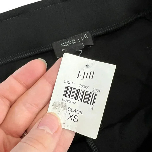 J. Jill Black Weaver Collection Forward Seam Slim Ankle Pants XS - Picture 4 of 4